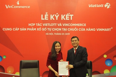 200 máy bán vé xổ số tự chọn trong chuỗi cửa hàng Vinmart+ tại Hà Nội và TP. Hồ Chí Minh