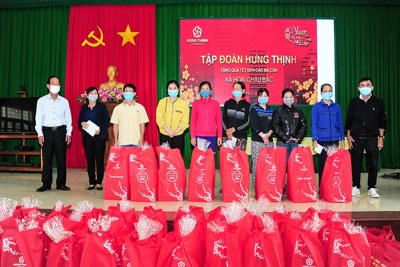 Hưng Thịnh tặng quà “Xuân Yêu Thương” cho người dân tỉnh Bình Định và Khánh Hòa 