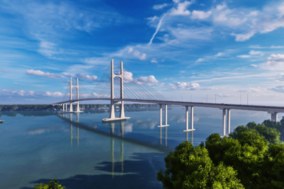 Cầu Rạch Miễu 2 giúp kết nối giao thương tỉnh Bến Tre và TP. Hồ Chí Minh