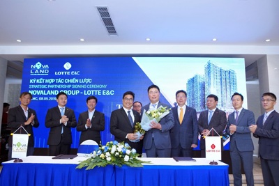 Novaland ký kết hợp tác chiến lược với Lotte E&C