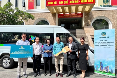 Phú Long tặng xe chuyên dụng cho bệnh viện Nhi đồng TP. Hồ Chí Minh