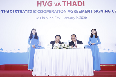 Lễ ký kết hợp đồng hợp tác chiến lược giữa HVG và THADI