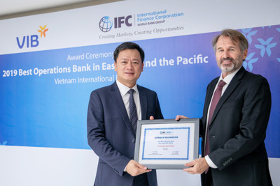 VIB được IFC vinh danh là Ngân hàng phát hành có nghiệp vụ tài trợ thương mại tốt nhất khu vực Đông Á - Thái Bình Dương 