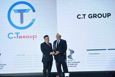 Tập đoàn C.T Group nhận giải thưởng "Nơi làm việc tốt nhất châu Á"