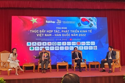 Hàn Quốc dự kiến nâng kim ngạch thương mại với Việt Nam lên 100 tỉ USD vào năm 2023