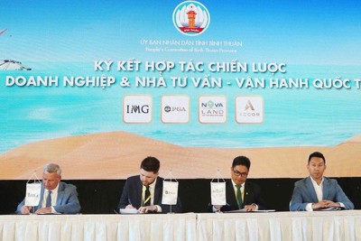 Nhiều đối tác quốc tế "bắt tay" Novaland đầu tư dự án 1.000 ha phát triển du lịch Bình Thuận