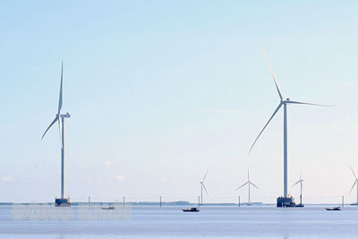 Năm dự án điện gió kịp vận hành và phát điện vào tháng 10/2021