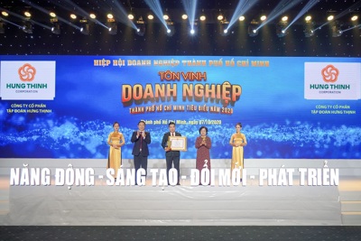 Tập đoàn Hưng Thịnh thắng lớn với loạt giải thưởng tiêu biểu năm 2020