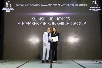 Sunshine Homes chiến thắng vang dội tại Dot Property Vietnam Awards 2020 