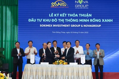 NovaGroup và Sokimex cam kết đầu tư, phát triển dự án khu đô thị Blue Dragon
