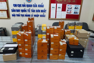 Hải quan Tân Sơn Nhất bắt giữ lô hàng gần 2.500 điếu xì gà Cu Ba nhập lậu 