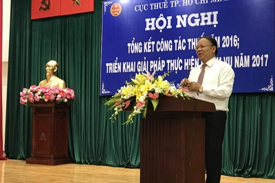 Năm 2016, Cục Thuế TP. Hồ Chí Minh thu ngân sách tăng 10,48% 