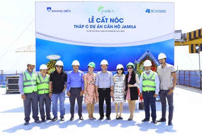Jamila Khang Điền cất nóc vượt tiến độ trước một tháng