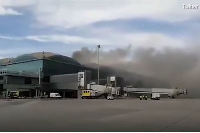 [Video] Cháy sân bay ở Tây Ban Nha khiến hàng chục chuyến bay bị hủy