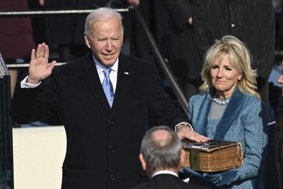  [Ảnh] Ông Joe Biden tuyên thệ trở thành Tổng thống thứ 46 của Mỹ 