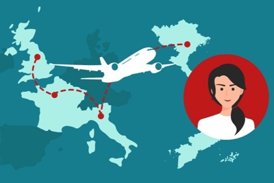 [Infographics] Hành trình di chuyển của người phụ nữ ở Hà Nội nhiễm virus corona