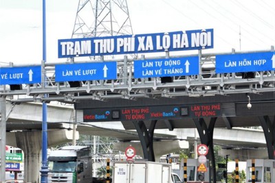 Bắt đầu thu phí trạm BOT Xa lộ Hà Nội