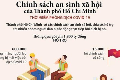 [Infographics] Chính sách an sinh xã hội của TP. Hồ Chí Minh thời COVID-19