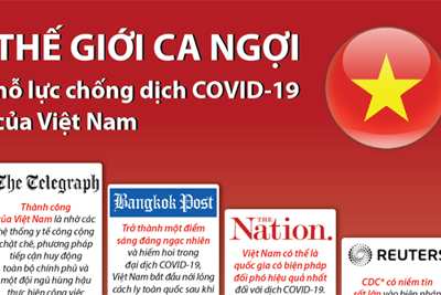 [Infographics] Thế giới ca ngợi nỗ lực chống COVID-19 của Việt Nam