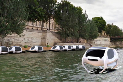 [Video] Taxi điện cánh ngầm chạy dưới nước đầu tiên trên thế giới