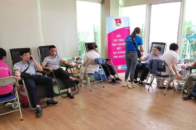 2.400 đơn vị máu đã được hiến cho người bệnh trong Chương trình “Bảo Việt - Vì hạnh phúc Việt”