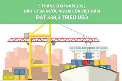 Đầu tư ra nước ngoài của Việt Nam đạt 338,3 triệu USD