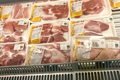 Ảnh hưởng từ dịch tả lợn châu Phi, giá thịt lợn tăng chóng mặt