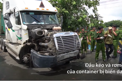 [Video] Ngổn ngang vụ container tông 5 người tử vong ở Tây Ninh