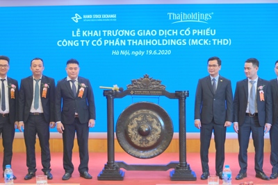 Hơn 53,9 triệu cổ phiếu CTCP Thaiholdings chính thức niêm yết cổ phiếu tại HNX 