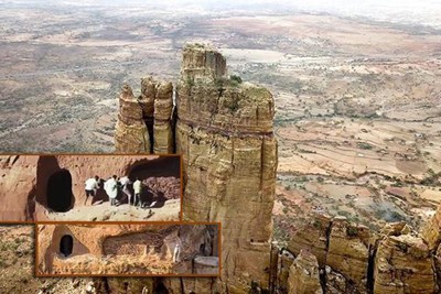 [Video] Nhà thờ trên đỉnh núi ở Ethiopia: Con đường hành hương "cận kề cửa tử"