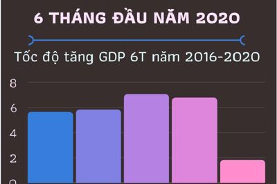 [Infographics] Kinh tế Việt Nam 6 tháng đầu năm qua những con số