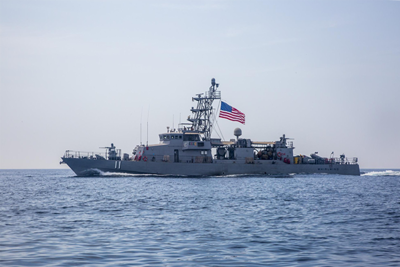 [Video] Trang bị trên chiến hạm Mỹ tuần tra ngoài khơi Iran
