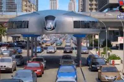 [Video] Nga thiết kế "siêu xe khổng lồ" di chuyển trên cao 