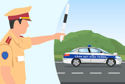 [Infographics] Phân quyền xử lý vi phạm của cảnh sát giao thông trên các tuyến đường