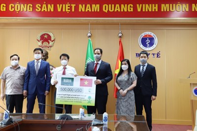 Ả rập Xê út viện trợ y tế phòng, chống dịch COVID-19 cho Việt Nam
