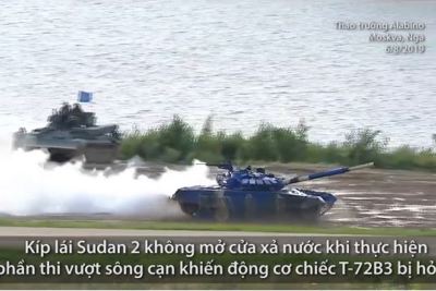 [Video] Sai lầm khiến Cuba, Sudan bị loại trong ngày đua xe tăng thứ hai tại Nga