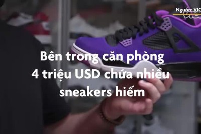 [Video] Bên trong căn phòng 4 triệu USD chứa toàn giày hiếm