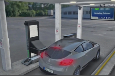 [Video] Hệ thống bơm xăng tự động tại Thụy Điển