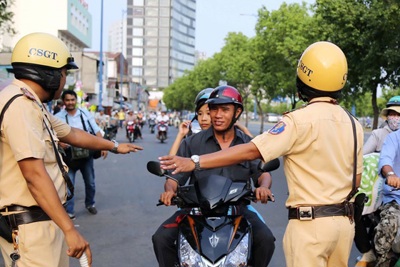 [Video] Những lỗi Cảnh sát giao thông phạt tại chỗ đối với xe máy 