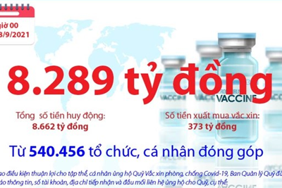 [Infographics] Quỹ Vắc xin phòng, chống COVID-19 còn dư 8.289 tỷ đồng