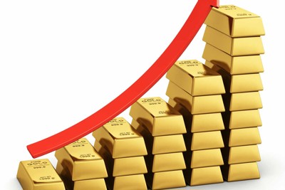 Lo ngại về suy thoái kinh tế đẩy giá vàng thế giới tăng mạnh