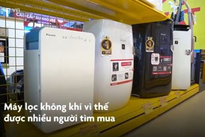 [Video] Hà Nội báo động đỏ về ô nhiễm, khách đua nhau mua máy lọc không khí