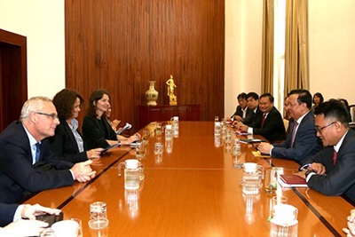Bộ trưởng Bộ Tài chính tiếp tân Giám đốc quốc gia Ngân hàng Thế giới tại Việt Nam 