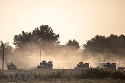 [Ảnh] Hình ảnh binh sỹ Thổ Nhĩ Kỳ tấn công người Kurd ở Syria