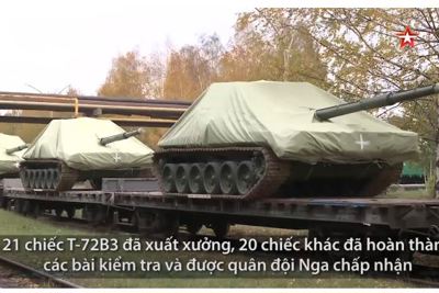 [Video] Quy trình thử xe tăng T-72B3 sau nâng cấp