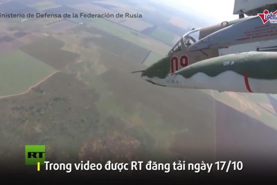 [Video] Máy bay tấn công Su-25SM3 Nga phóng rocket S-24 tiêu diệt mục tiêu