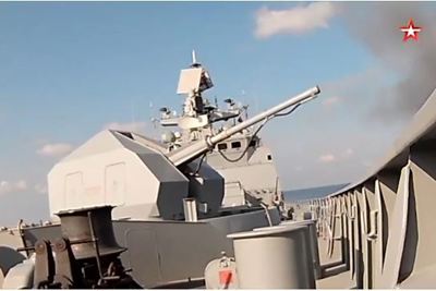 [Video] Nga tập trận bắn đạn thật ở Địa Trung Hải