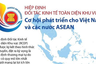 [Infographics] Hiệp định RCEP: Cơ hội phát triển cho Việt Nam và các nước ASEAN