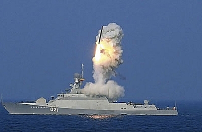 [Video] Chiến hạm Nga bắn tên lửa Kalibr ở Biển Đen