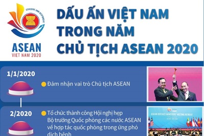 [Infographics] Dấu ấn Việt Nam trong Năm Chủ tịch ASEAN 2020